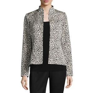Lafayette 148 New York  Leopard Jacquard Jacket